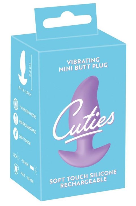 Cuties Vibrating Plug Purple