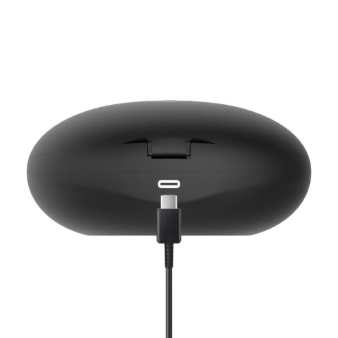 Rosy Gold - C-Shape Vibrator with Luxury Charging Case - Black