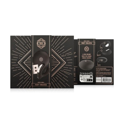 Rosy Gold - Wearable Vibrator with Luxury Charging Case - Black