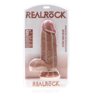 Extra Thick Straight with Balls 23 cm - Tan
