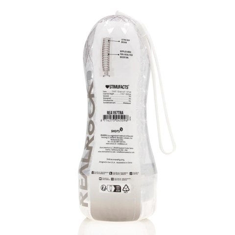 Easy Rider - Textured Masturbator - Transparent