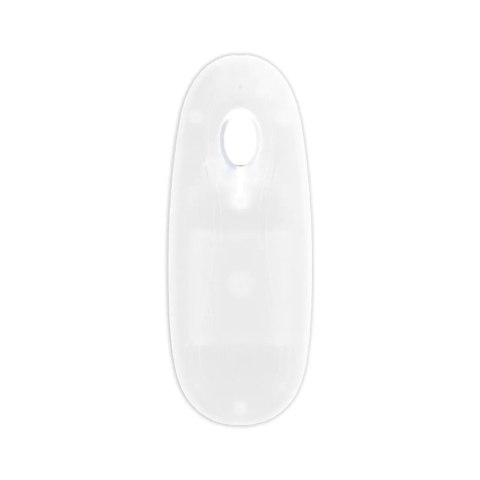 LED Vibrating Straight Cock - 20 cm - Transparent