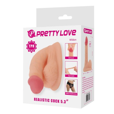 PRETTY LOVE - Realistic Cock 5,3"