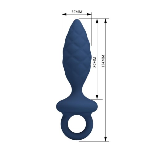 MR. PLAY Butt Plug with Loop - Size M