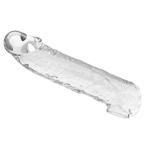 Pretty Love Extension Penis Sleeve with Modular Length Blocks - Clear - 26 cm