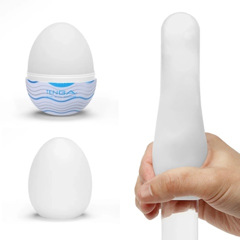 Jajo masturbator dla mężczyzn Tenga Egg Silky