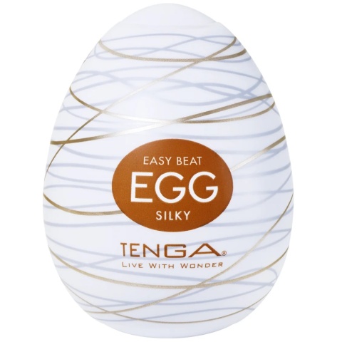 Jajo masturbator dla mężczyzn Tenga Egg Silky