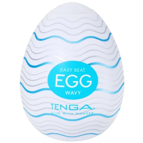 Jajo masturbator dla mężczyzn Tenga Egg Wavy