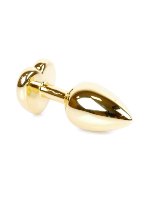 MyLove Toys - Jewellery Gold Heart PLUG- Dark Blue