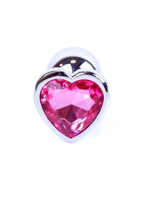 MyLove Toys - Jewellery Silver Heart PLUG- Pink