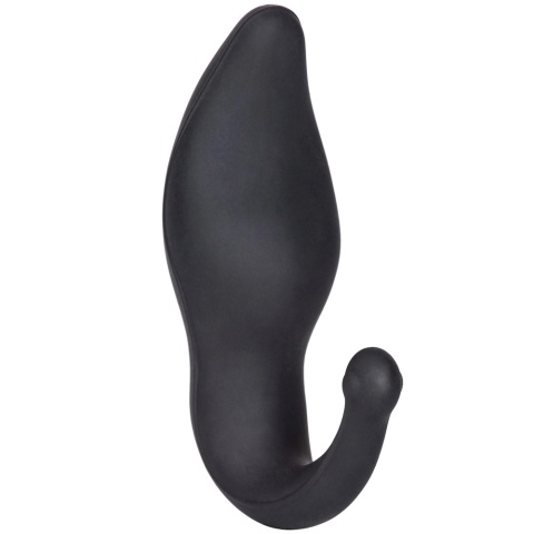 Czarny silikonowy masażer prostaty Dr. Joel z ergonomicznym uchwytem.
