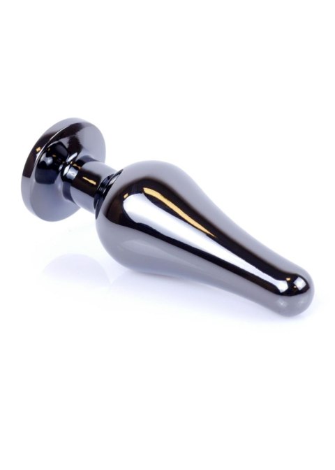 MyLove Toys - Jewellery Dark Silver BUTT PLUG- Clear