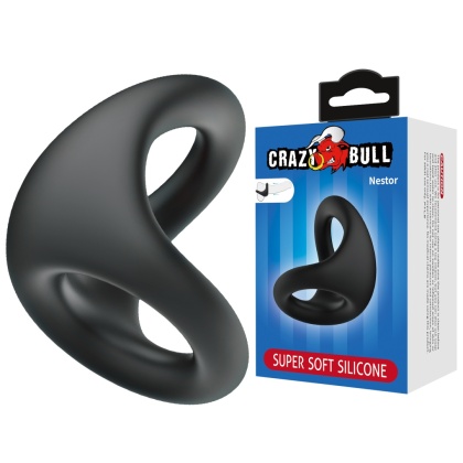 27-30 mm Crazy Bull NESTOR podwójny pierścień erekcyjny na penisa i jądra