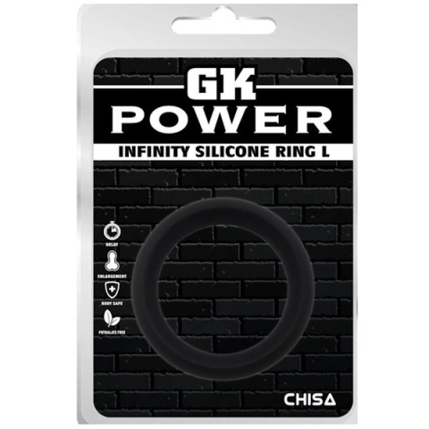 GK Power Infinity L Silikonowy ring na penisa