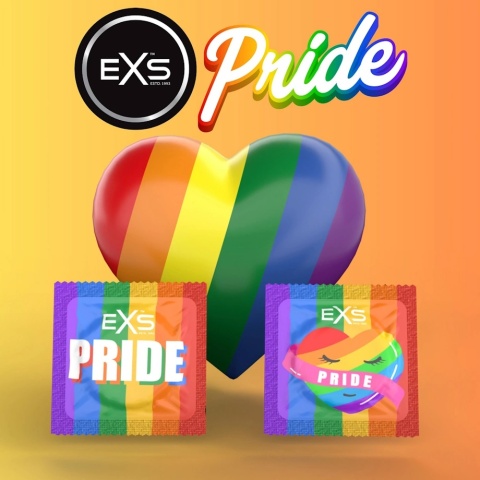 EXS Pride tęczowa prezerwatywa