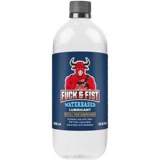 F&F Waterbased Lubricant wodny żel intymny Refill 1000 ml