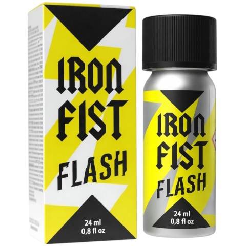 Poppers Iron Fist Flash metalowa butelka 24ml