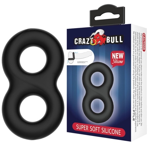 Cock ring podwójny ósemka Crazy Bull Tyrance