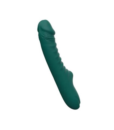 Enyalius Ribbed Silicone Vibrator Green