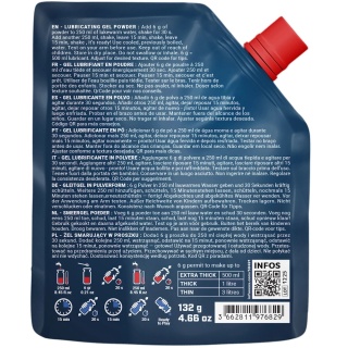 F&F FF Powder skoncentrowany lubrykant w proszku do fistingu 132g = 11-66 litrów