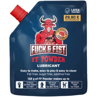 F&F FF Powder skoncentrowany lubrykant w proszku do fistingu 132g = 11-66 litrów