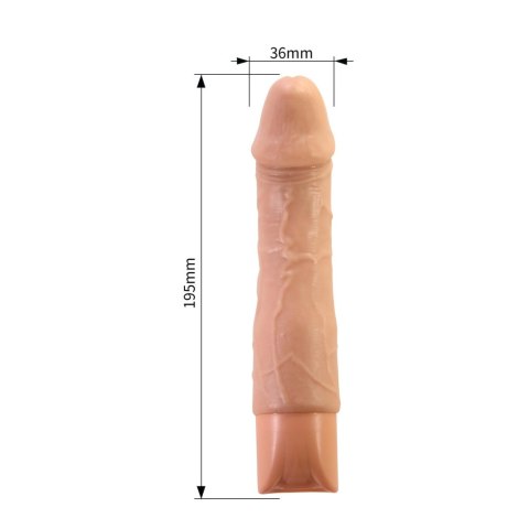 Pretty Love Jermaine - Realistic Vibrating Dildo 7.7"