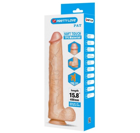 Pretty Love Pat - Realistic Dildo 15.8"