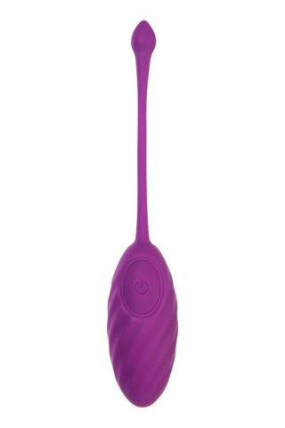 Vibrating egg A-Toys Purr, silicone, purple, 18 cm