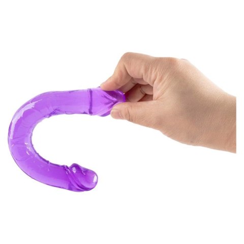 BUBBLEGUM BLAST LOLLIPOP LOOP PURPLE CLASSIC JELLY 9,8 INCH DOUBLE DONG