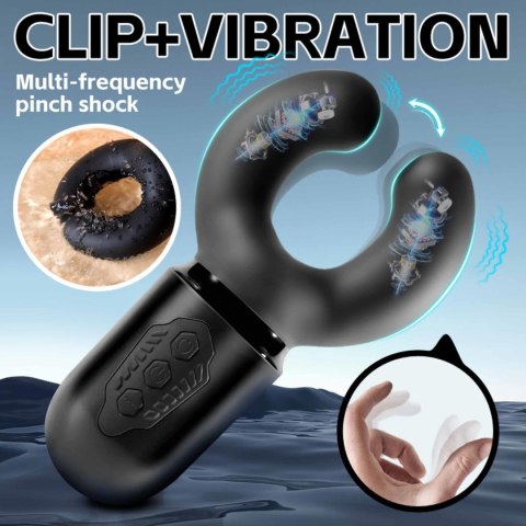 CARL Penis Massager - Dual Action Clamp Vibrator
