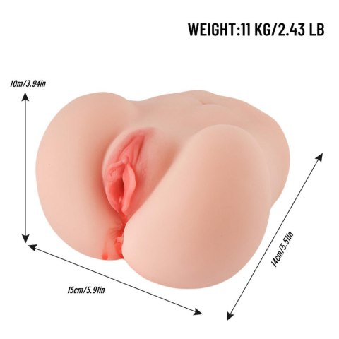 Virgin Style Dual Entry Vibration Masturbator