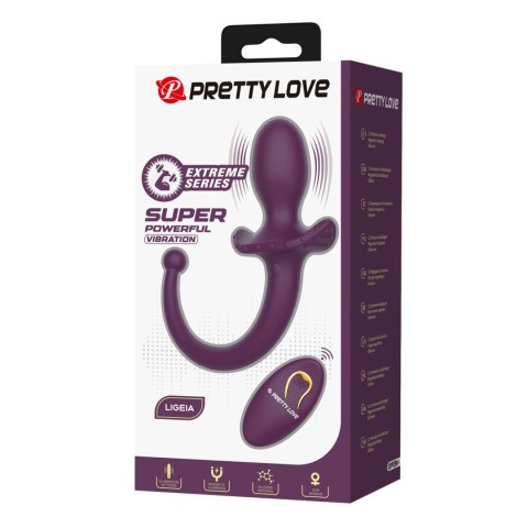 Pretty Love Ligeia - Vibrating Anal Plug with Tail