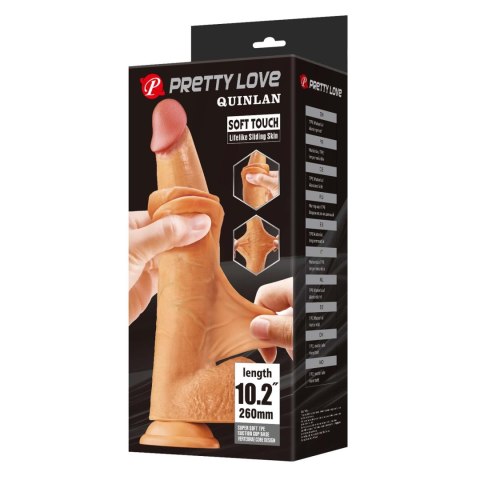 Pretty Love Quinlan - Realistic Soft Touch Dildo 26 cm